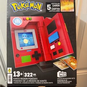 Pokémon Kanto Region Pokédex Building Set - Red